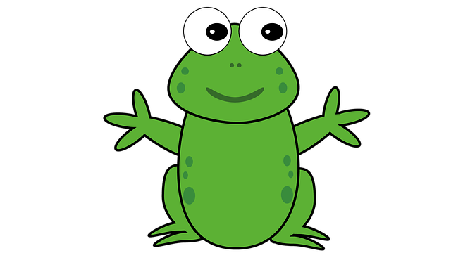 Cartoon frog image